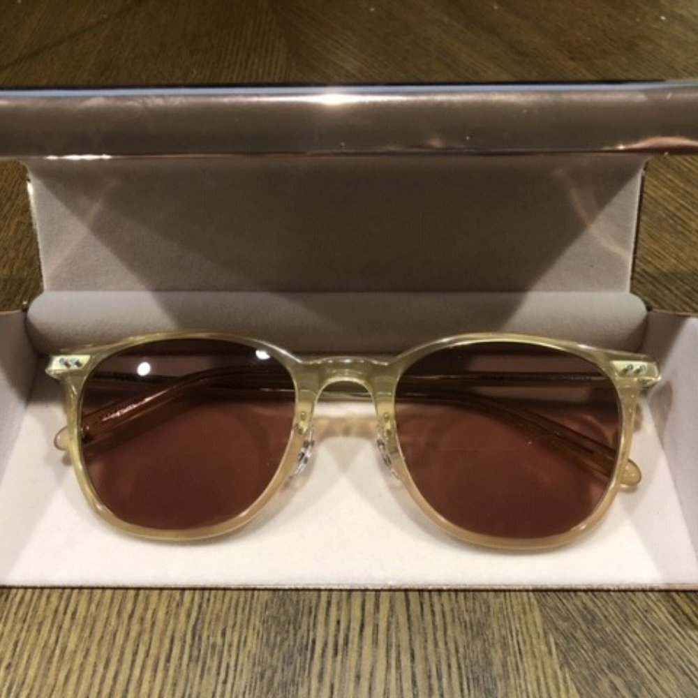 Brand New-Garrett Leight - Beach 49 Blonde Silver